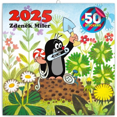 Poznámkový Krteček nástěnný 2025