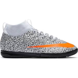 Nike Юношески футболни обувки Nike Mercurial SF7 Juniors Indoor Court Football Trainers - White