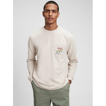 GAP Тениска с логото на GAP GAP | Byal | МЪЖЕ | L