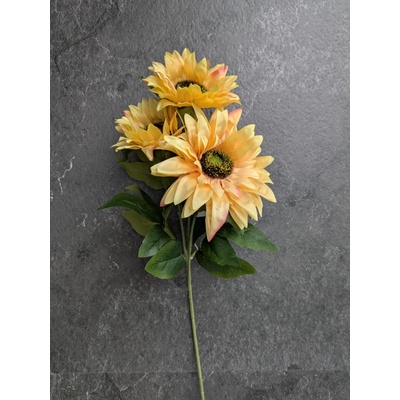 lacne-dekoracie.sk Echinacea umelý kvet 171A výška 60 cm žltá