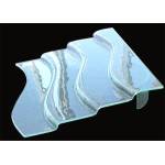 3D the glassware company D-Дисплей за етажно сервиране 40*40см-4нива(3828-001)БЯЛО (0103102)