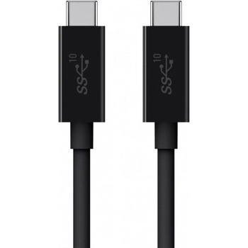 Belkin USB-C към USB-C кабел за устройства с USB-C порт (100 см) - Belkin USB-C 3.1 to USB-C 100W Cable (черен) (F2CU052bt1M-BLK)