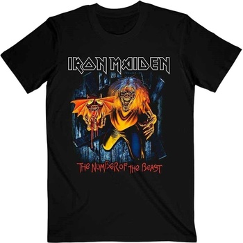 Iron Maiden Риза Number Of The Beast Eddie Panel Burst Unisex Black L (IMTEE144MB03)