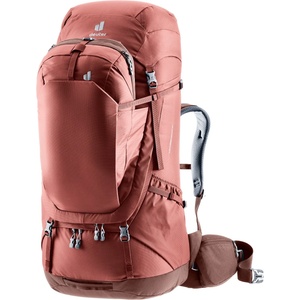 Deuter Дамска пътна раница Deuter Women's Voyager 60+10 SL Travel backpack - Caspia / Raisin - размер One Size (502-8942-0211)