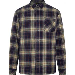 KnowledgeCotton Apparel Мъжка риза с копчета KnowledgeCotton Apparel Regular Fit Checkered Shirt - Blue Check - размер XXL (033-2928-0115)