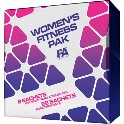 FA Nutrition Women's Fitness Pak | Complete Multivitamin Formula for Menstrual Cycle Days [22 + 8 Пакета]