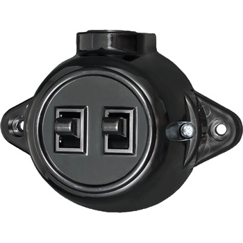 ELMARK Antique КЛЮЧ СХ. 5 10А 250v ЧЕРЕН (190201)