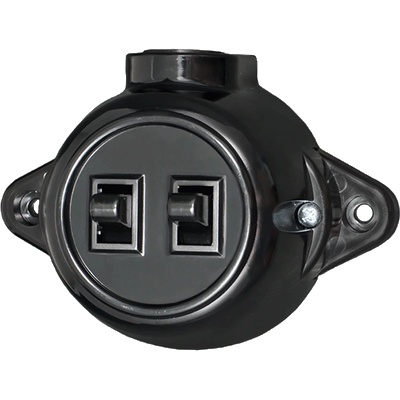 ELMARK Antique КЛЮЧ СХ. 5 10А 250v ЧЕРЕН (190201)