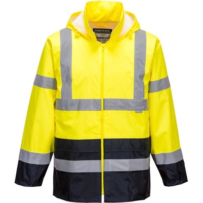 PortWest bunda Hi-Vis Classic Contrast H443 do deště reflexní Žluto-černá