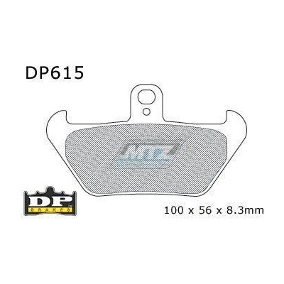 BRZDOVÉ DESTIČKY BMW FRT DP615