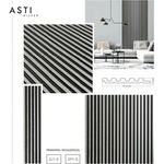 Lamelio Asti ляв оребрен панел, сребристо покритие 4.2x270 см (ZL1-S)