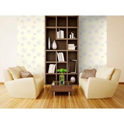 DIMEX ART Луксозна флизелинова тапета жълти минималистични цветя