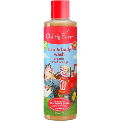 CHILDS FARM Umývacia emulzia na vlasy a telo sladký pomaranč 250 ml