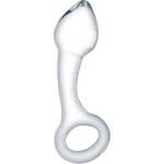 Sensual Стъклено дилдо Butt Plug "CRYSTAL DROP" 15 см