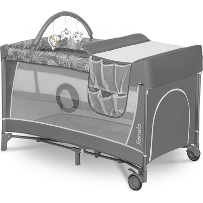 Lionelo - Преносима кошара FLOWER Grey Stone (LN0324)