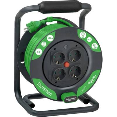 Schneider Electric Удължител на макара Schneider Electric - Thorsman, 20 m, H05VV-F 3G1.5mm2, IP20 (IMT33140)