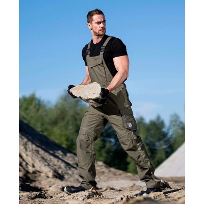 Ardon H6452 monterkové kalhoty s laclem URBAN+ khaki