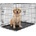 ABC-ZOO Сгъваема клетка за кучета, 2 врати, L - 91 x 56 x 63 см
