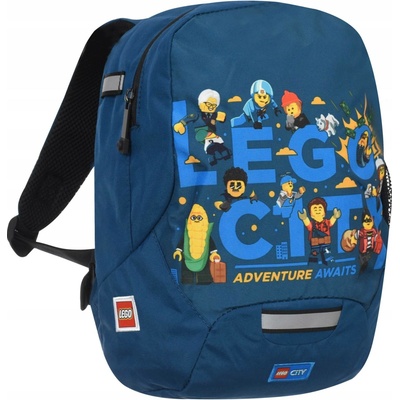 Jednokomorový Batoh pro předškoláky LEGO City LEGO chlapce modrý
