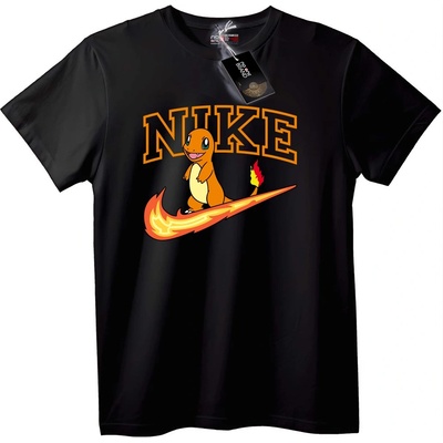 NOONEBRAND Тениска Чармандер Nike Swoosh - XL, White