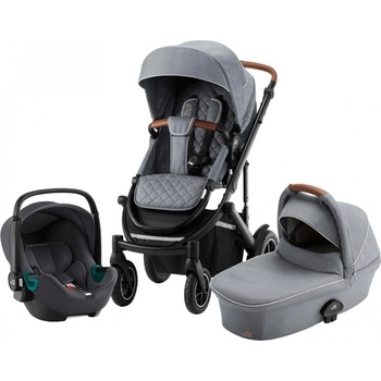 Britax Set Smile III + korba + autosedačka Baby Safe 3 i-Size 2022 Nordic Grey