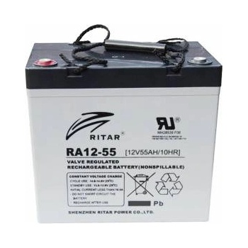 Ritar power Оловна Батерия за електрически колички RITAR (EV12-55) AGM 12V / 55Ah -229 / 138 /211 mm, RITAR-EV12-55