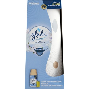 Glade Pure Clean Linen automatický osvěžovač vzduchu 269 ml