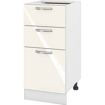 Image 1 of ИРИМ Долен кухненски шкаф Сити БФ-Крийм гланц-11-27 40 см