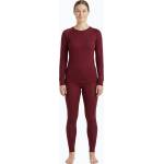 WOOLCANO Дамски комплект термо бельо WOOLCANO Merino SET0543 burgundy