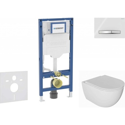 Geberit Duofix s tlačidlom Sigma50 SANI11CA3134B