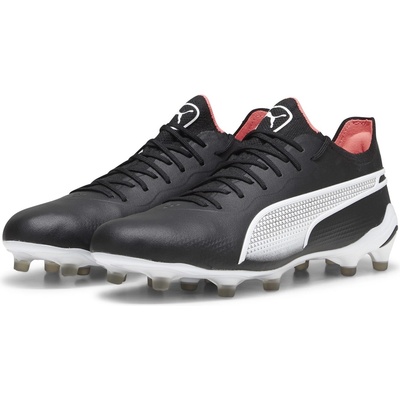 PUMA Футболни бутонки Puma King Ultimate Firm Ground Football Boots Adults - Black/White