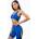 NEBBIA Спортен сутиен NEBBIA Iconic blue