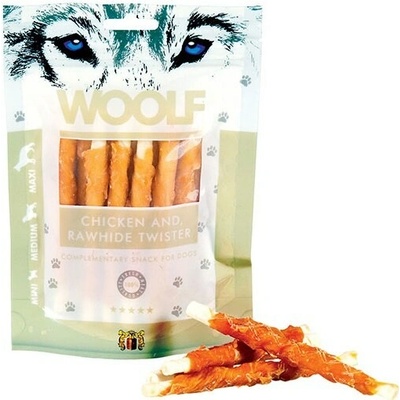 Rawhide Woolf Chicken and Twister - maškrty pre psov 100 g