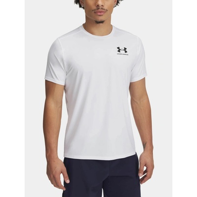 Under Armour Ua Heatgear Fitted Ss biele