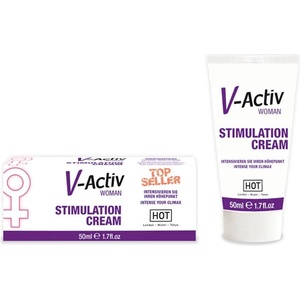  Стимулиращ крем за жени, бърза кулминация - V-Activ Cream 50ml (HOT0044536)