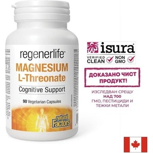 Natural Factors Магнезий L-Треонат - За памет и концентрация, 144 mg, 90 капсули (1907 NF)