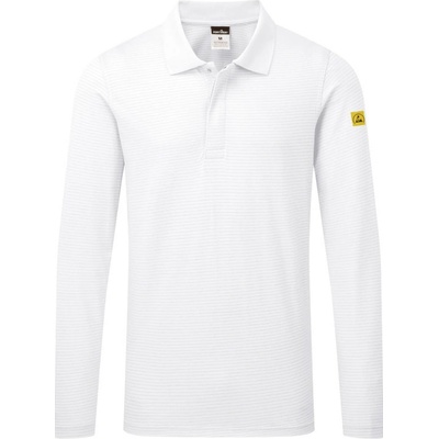 Portwest Polokošile AS23 Anti-Static ESD Polo krátký rukáv Bílá S – Zboží Dáma
