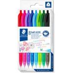 STAEDTLER Химикалка, 1 мм, с бутон, staedtler "4230 m", 8 различни цвята 4230 mc8 (4230 mc8)