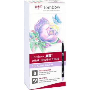 Tombow Маркер ABT Dual Brush 18P-5 Пастел (18) (ABT-18P-5)