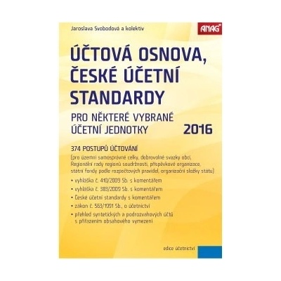 Účtová osnova, České účetní standardy pro některé vybrané účetní jednotky 2016 374 postup