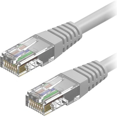 AlzaPower APW-CBP5EU0020Y Patch CAT5E, UTP, 2m, sivý