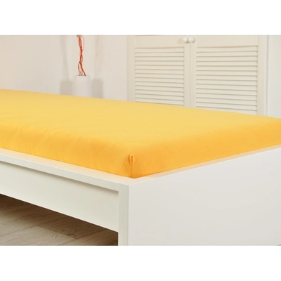 B.E.S. Petrovice Prostěradlo Jersey Syté žluté 70x140