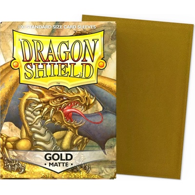 Dragon Shield Matte Gold obaly 100 ks