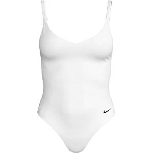Nike Бански костюм Nike Women's One Piece Swimsuit - White