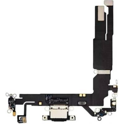 AppleKing nabíjecí a audio flex konektor pro iPhone 16 - černý