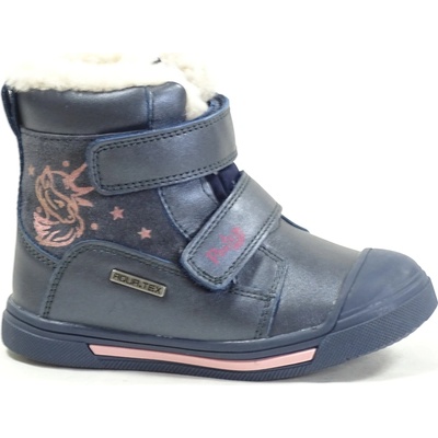 Obutex DA07-3-832A dětská zimní obuv royal blue
