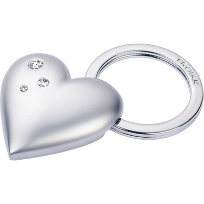 TROIKA Ключодържател Матово сърце Troika KR15-32/MA (KR15-32/MA)