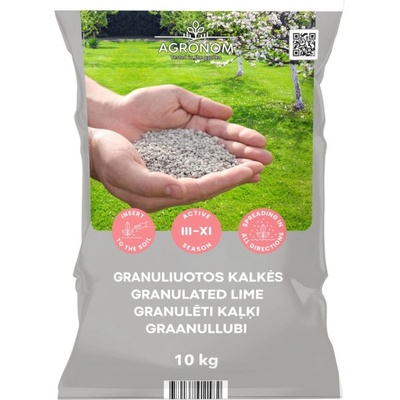 Seklos Гранулирана вар (CaCO₃) - за почвено подобряване и наторяване - 10 кг