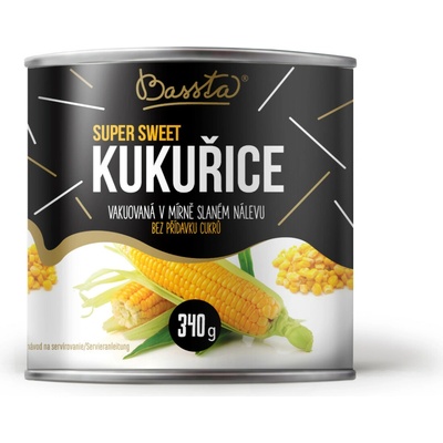 Bassta Kukuřice v mírně slaném nálevu 340 g – Zbozi.Blesk.cz