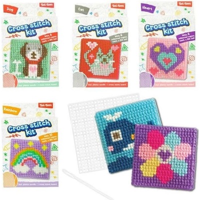Teddies Vyšívání křížkovým stehem mix druhů